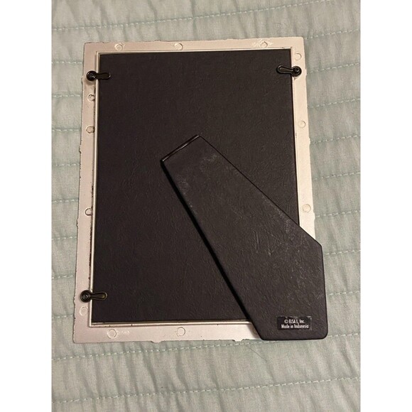 Furio Silvertone 5 in X 7 in Decorative Metal Star Rhinestone Picture Frame New - Picture 6 of 11